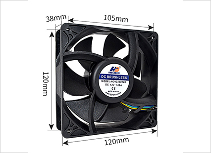 HD1238U12B 12038 12V 1.6APWM溫控調(diào)速大風(fēng)量機(jī)箱機(jī)柜服務(wù)器風(fēng)扇